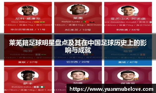 莱芜籍足球明星盘点及其在中国足球历史上的影响与成就